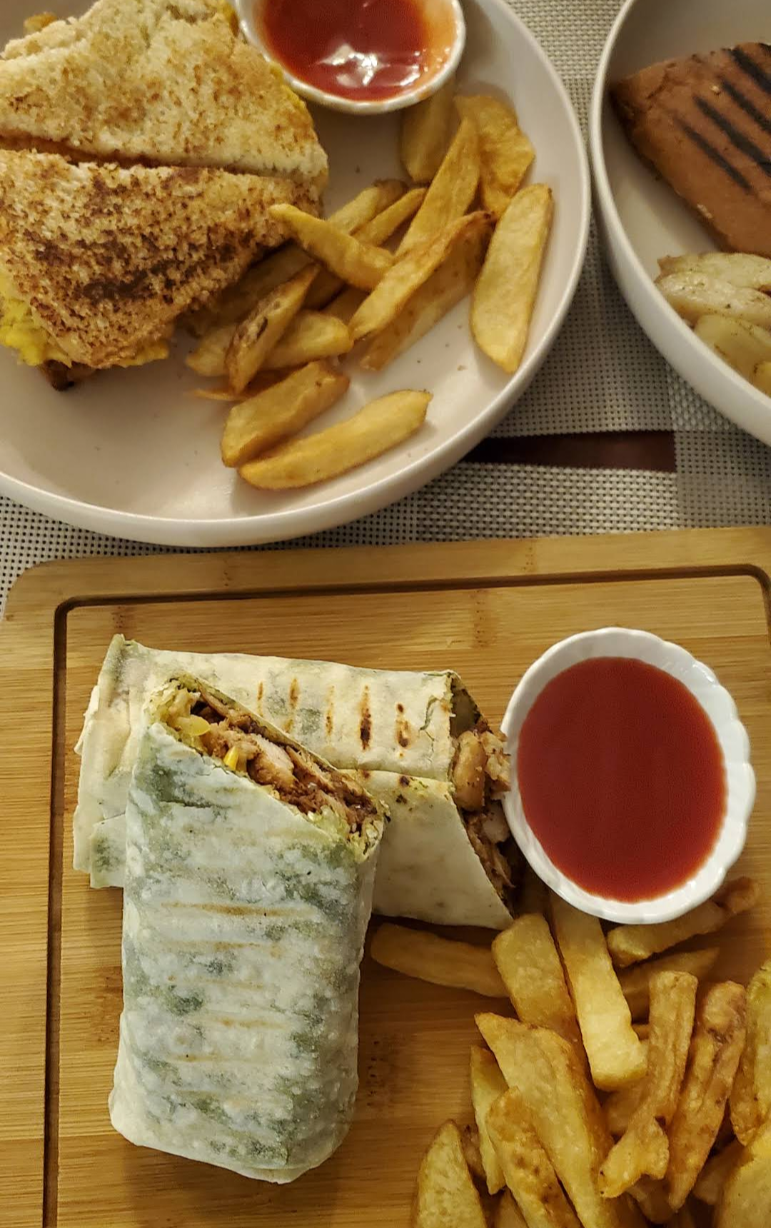 Wrap and other foods